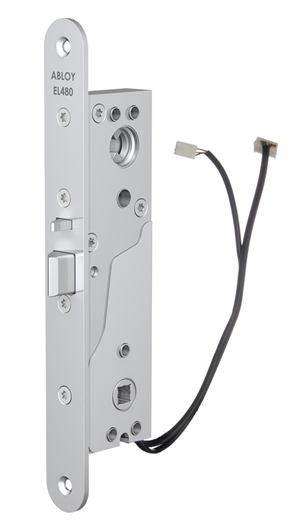 Abloy Magnetlås EL480 D35 m/2-delt fallerør 12-24V